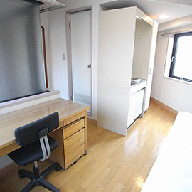 渋谷女子学生ハイツのプライベートスペース