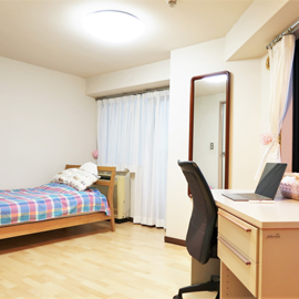 渋谷女子学生ハイツのプライベートスペース